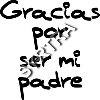 Gracias por ser mi padre